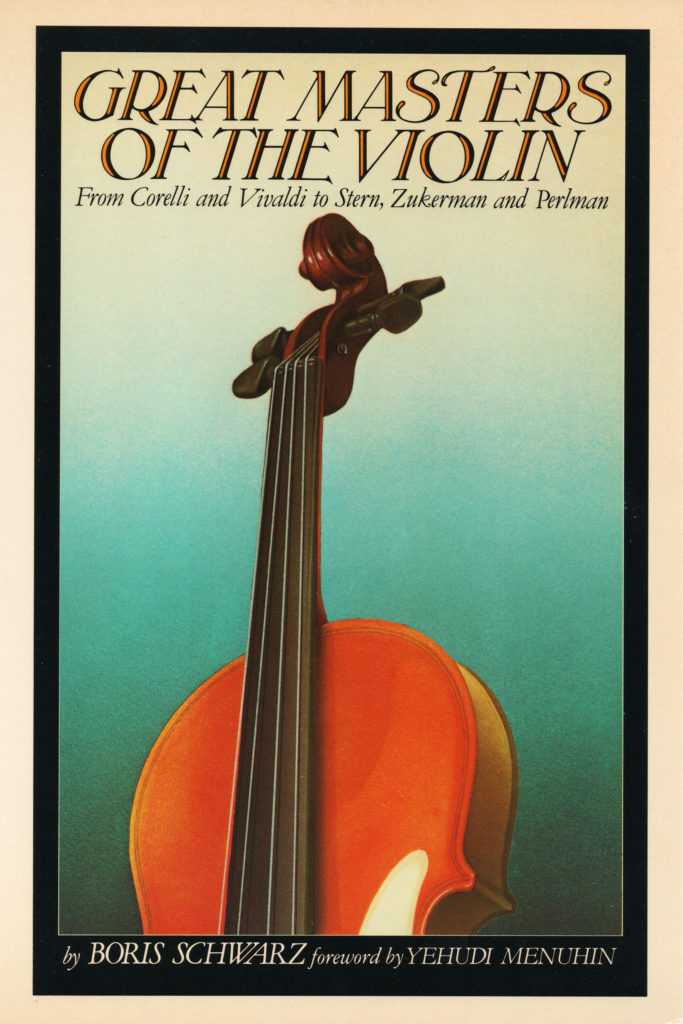 Book cover of Great Masters of the Violin