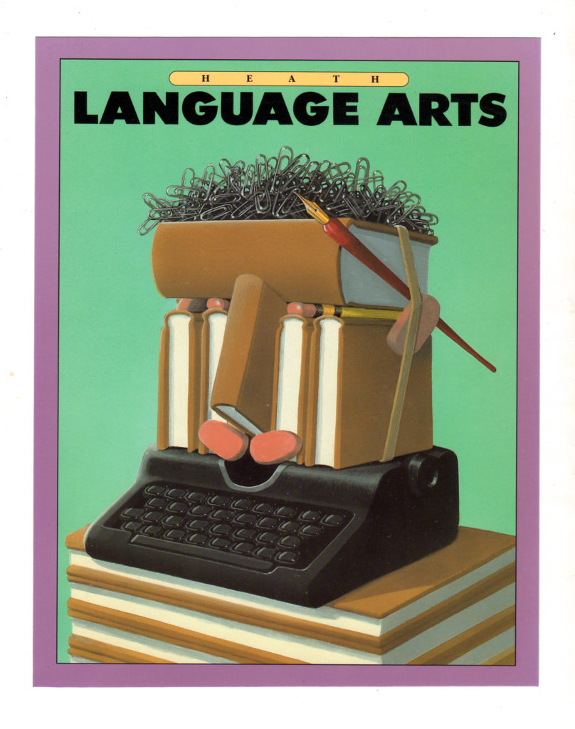 Book cover of Heath Language Arts: Level 7