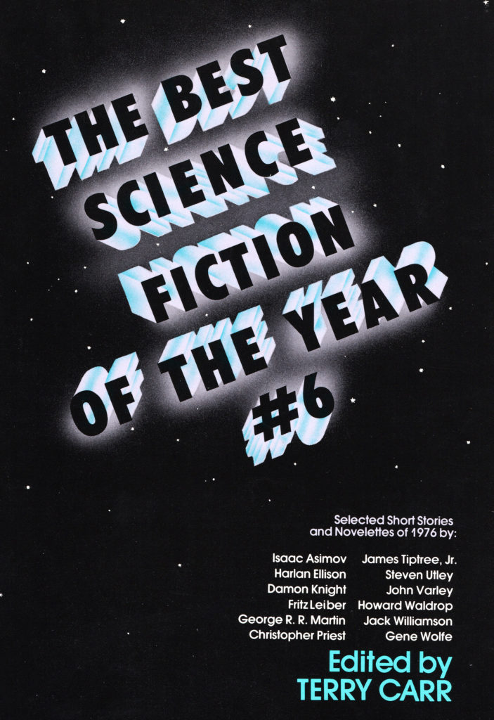 Book cover of The Best Science Fiction of the Year #6