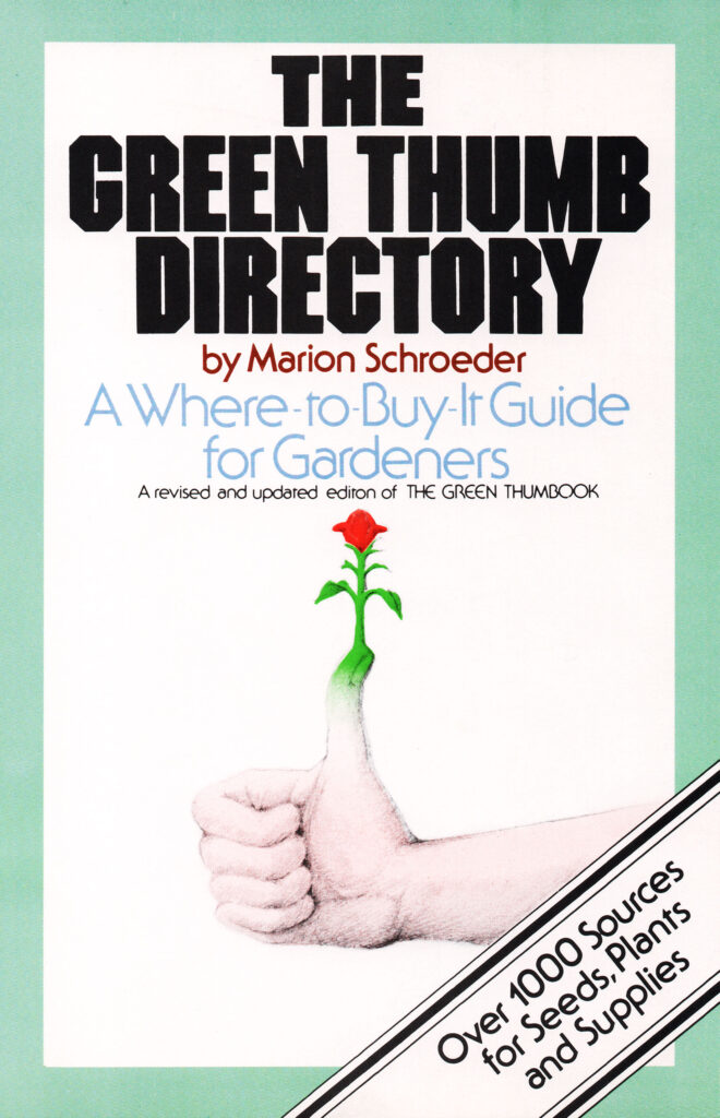 Book cover of The Green Thumb Directory