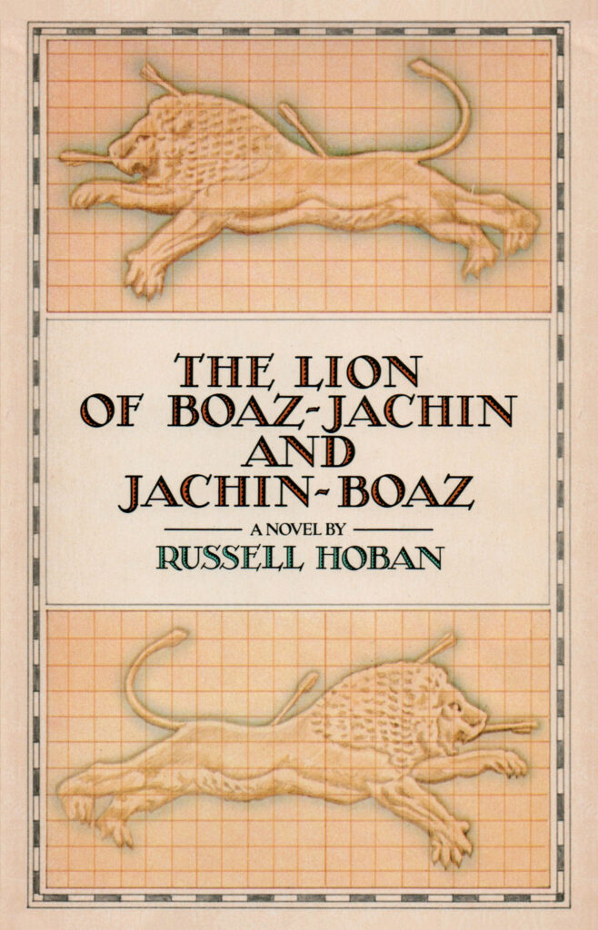 Book cover of The Lion of Boaz-Jachin and Jachin-Boaz